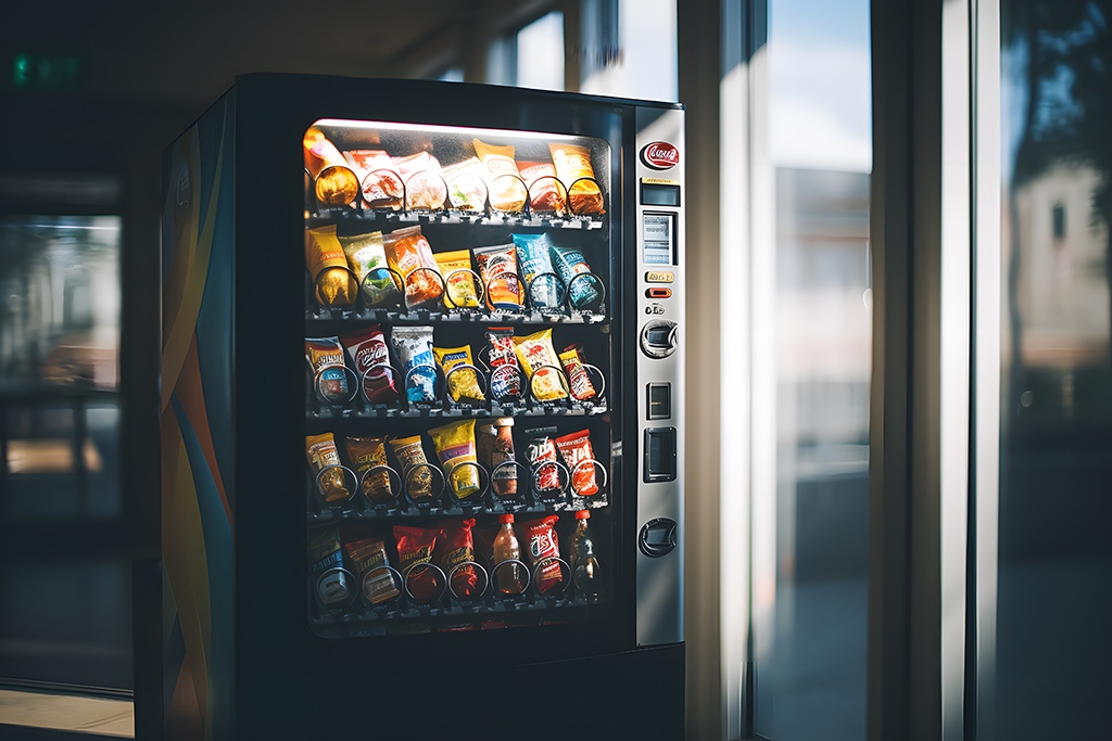 Vending machine illustration Virginia Beach healthy vending service and office coffee solutions
