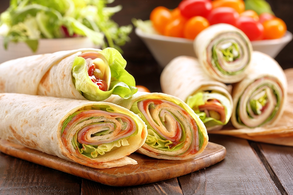 Sandwiches twisted roll tortilla wraps Baton Rouge micro markets and vending machine solutions