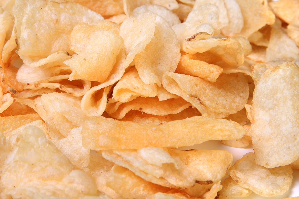 Closeup of kettle chips vending machines and office coffee service in Tampa