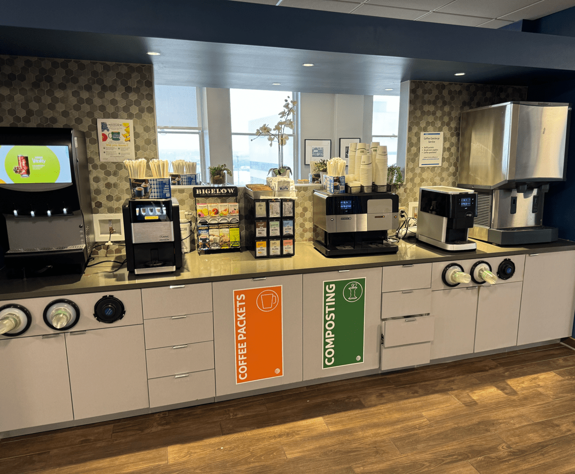 Coffee Station on Every Floor