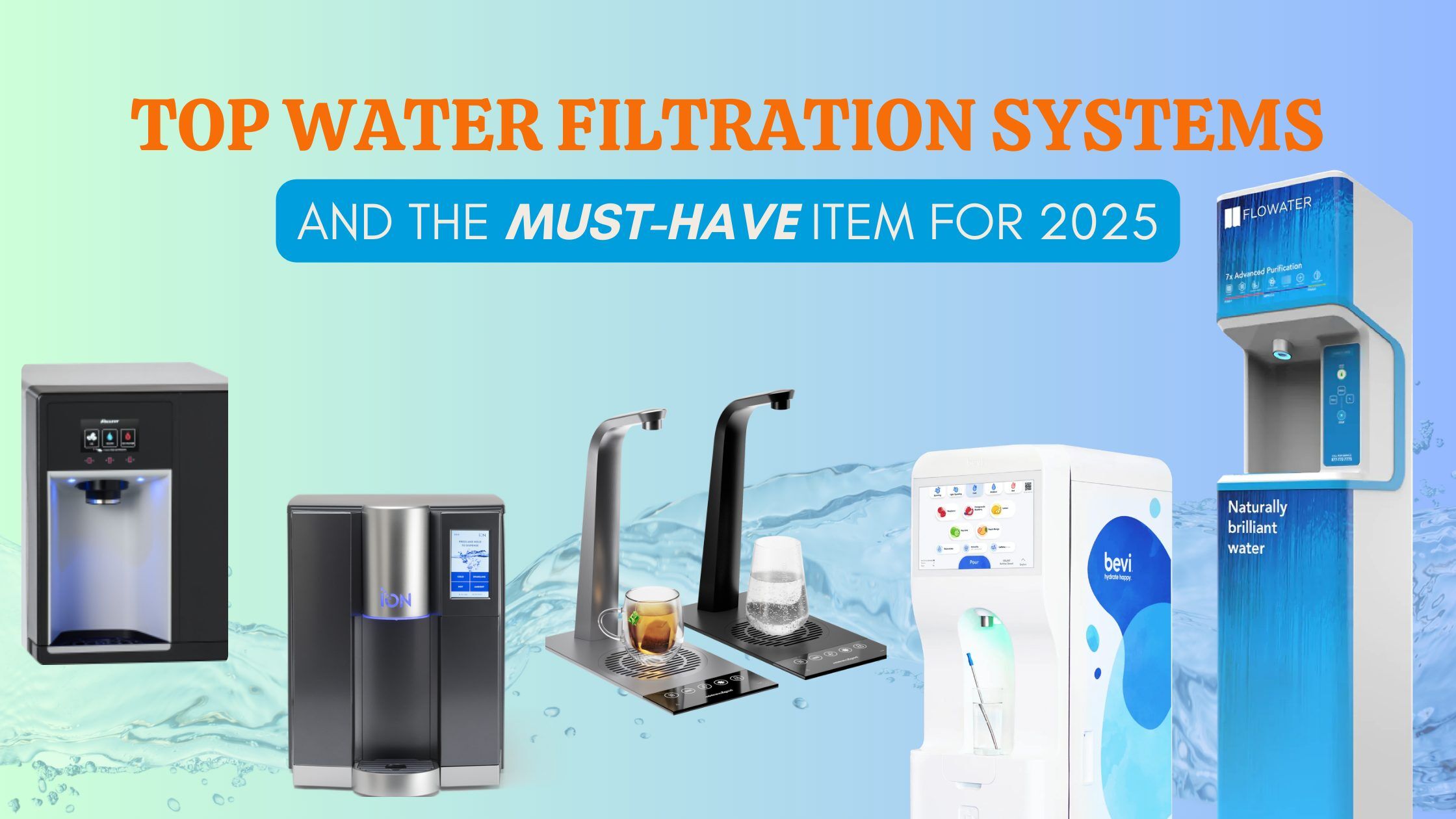 Top Water Filtration Systems and the must-have item for 2025